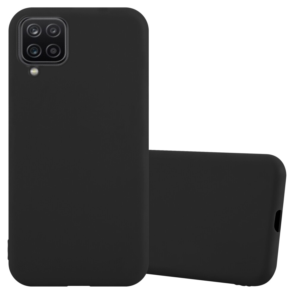 Cadorabo (Candy ) Case For Samsung Galaxy A12 / M12 Cover Protection Tpu Silicone Gel Back Case Candy Design Black