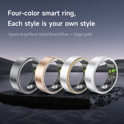 SR06 Smart Ring, Gesundheitsmonitor, Herzfrequenz- und Schlafüberwachung, 5 ATM wasserdicht 2