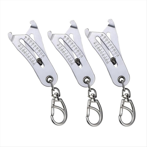 Scomeri Nut Sizer, Thread Size Verification Tool, Portable Checker Key 1