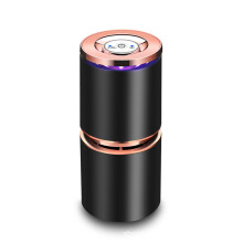 Diffusore di lusso per auto compatte, la tecnologia ad ultrasuoni per aromaterapia migliora ogni viaggio, l'illuminazione a LED blu aggiunge un tocco