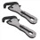 2pcs Mini Stubby Pipe Vise Wrench,Mini Stubby Wrench, Mini Self Adjust 4