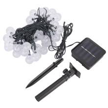 Luces navideñas solares, luces de hadas solares multimodo impermeables, crean un ambiente cálido, dulce y romántico para decoraciones interiores y