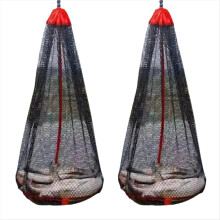 Foldable Fishing Net Bag, Thickened Fish Net, Small Mesh At Mouth, Fla