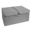 Elegant Foldable Fabric Storage Boxes with Lids Thick Material Extra Strong Multi-Purpose Lightweight Stackable for Home Office Organization 1