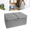 Elegant Foldable Fabric Storage Boxes with Lids Thick Material Extra Strong Multi-Purpose Lightweight Stackable for Home Office Organization 5