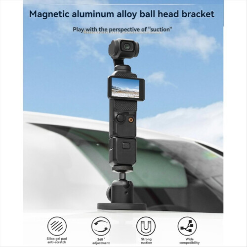 Magnetic Ball Head Bracket Camera Mount for Action 5 Mounting Ballhead 1
