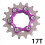 Bicycle Flywheel Single Speed Gear 17T Fixed Sprocket 6