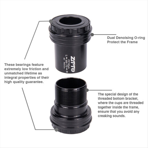 -Fit Bicycle Bottom Bracket Locking Middle Suitable for Mountain Bike 2