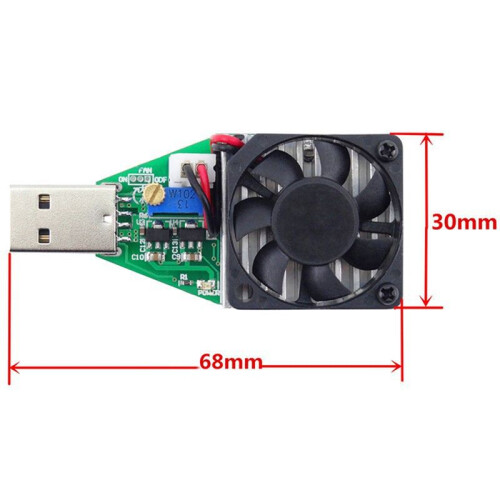 USB Battery Capacity Tester Adjustable Constant Current Electronic Load 15W Resistance Charging Testerster 2