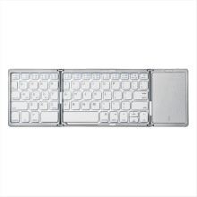 B089T Tragbare, faltbare Tastatur mit Trackpad, wiederaufladbar, kabellos