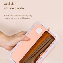 Large Capacity Student Lunch Box Korean Lunch Box Lunch Box Sealed Fresh-Keeping Box Yellow