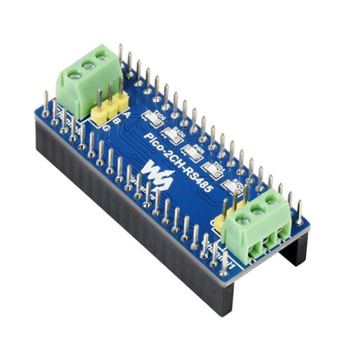 -2CH-RS485, 2-Channel RS485 Module for Raspberry Pi , SP3485 Transceiver, UART to RS485, Standard Pi  Header 2