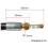 5Pcs 1/8 Internal Thread Pressure Washer Pipe Nozzles,Sewer Drain Pipe Spring Ejectors,Cleaning Vibrating Spring Nozzles 6