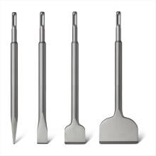 SDS Chisel Set, 4pcs Tile Removal Bits for Plus Rotary Hammer Drill At