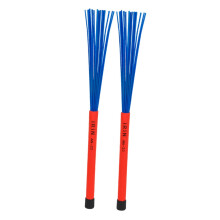 1 Pair Telescopic Wire Drum Brushes for Jazz Drumming with Retractable Durable Metal Handle