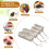 4PCS Tea Infusers for Loose Tea,Tea Filter with Lid,Stainless Steel Tea Strainer with Chain Hook,Large Tea Strainer 4