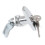 2X Turn T-Handle Lock with Keys for Trailer Caravan ToolBox Distribution Box Truck RV 2