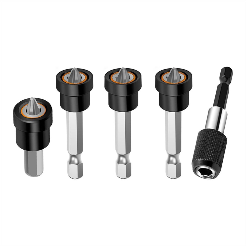 5Pcs Premium Magnetic Drywall Screw Setter- Ph2 Bits For Plasterboard 4852494307778