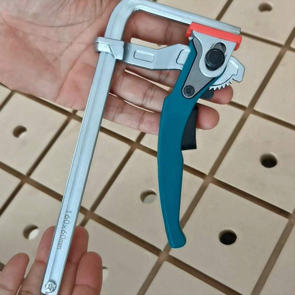 Cyan Handle Quick Ratchet Track Clamp Woodworking 120X60mm 4852494307877