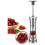 Portable  Pitter Remover Tool 304 Stainless Steel Kitchen Tool Silver Fruit Pit Remover for  Jam Press Type 2