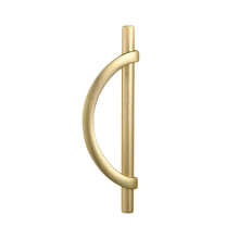 2Pcs Gold Cabinet Pulls Drawer Pulls Half Moon Shape Cabinet Pulls Drawer Dresser Handles Kitchen Cupboard Handles B