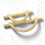2Pcs Gold Cabinet Pulls Drawer Pulls Half Moon Shape Cabinet Pulls Drawer Dresser Handles Kitchen Cupboard Handles B 7