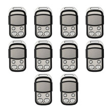 Remote Control for Garage Doors 433MHz Electric Gate Opener Compatible with MOOVO MT4 Series 10PCS