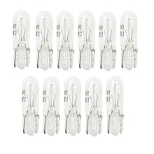 100PCS T5 286 Bulb Basic Miniature Bulb for License Plate Light Side Automotive Interior Dashboard Dome Light