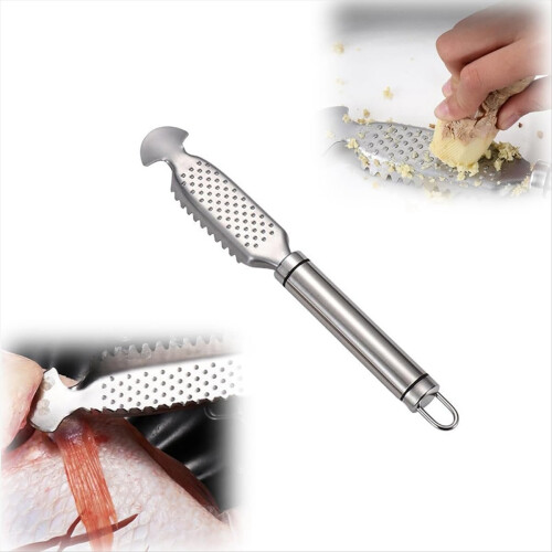 Fish Scale Scraper Tool, Multi-Purpose Cleaning Kit, Remover for Home 2