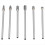 6pcs Tungsten Carbide Burrs Set, Cylinder-Head Porting Kit, Solid Rota 3