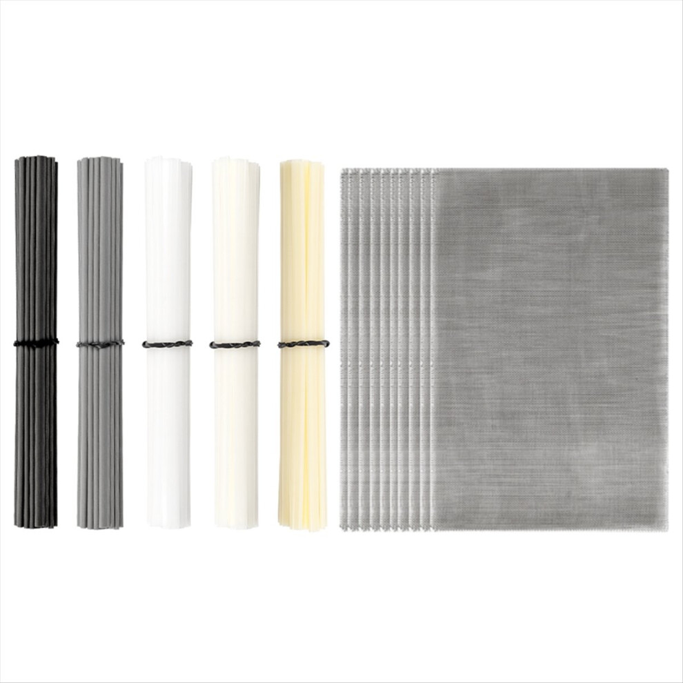 110Pcs Plastic Welding Kit,Abs Pp Pvc Pe Rods,Stainless Steel Repair M 4852494319849