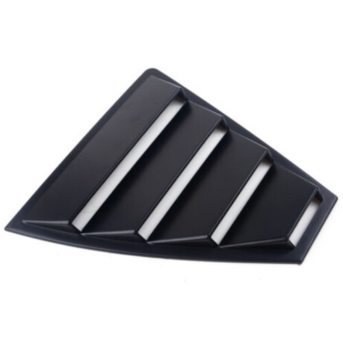 Rear Quarter Side Window Louvers Vent Cover Trim Panel Window Blinds Triangular for   2017 2018 2019 2