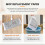 180PCS Disposable Sheets Floor Cleaning Wipe Electrostatic Mop Dust Paper 4