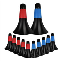 12 Stück Sport-Trainingskegel, 9 Zoll, Agility-Marker aus Kunststoff für Skating