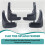 Car Front and Rear Mudguards -Proof Mudguards Tires -Proof Mudguards for  I30Cw Wagon 2007-2012 3