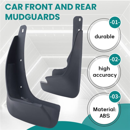 Car Front and Rear Mudguards -Proof Mudguards Tires -Proof Mudguards for  I30Cw Wagon 2007-2012 1