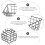 Hollow Iron Wired Basket, Storage Baskets Metal Basket Without Interlining Bathroom Kitchen Organizer Black 2