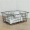 Hollow Iron Wired Basket, Storage Baskets Metal Basket Without Interlining Bathroom Kitchen Organizer Black 7