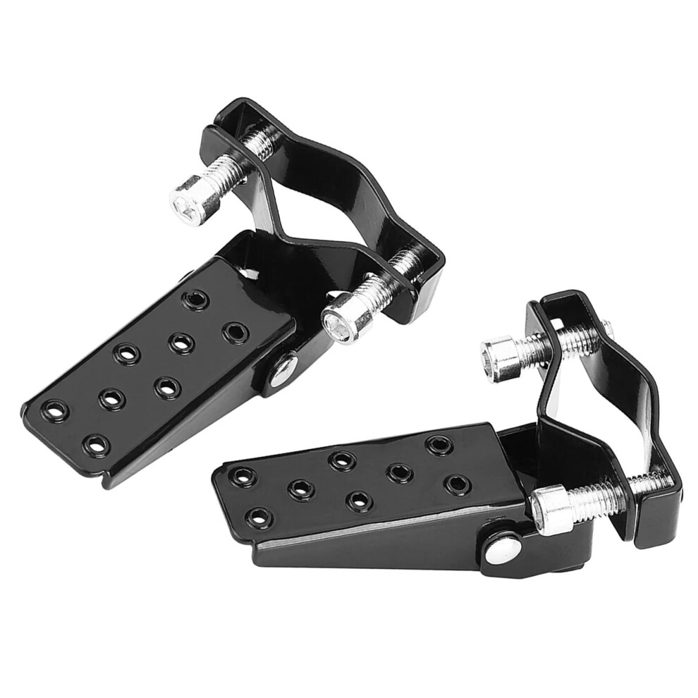 Motorcycle Pegs Universal Metal Foot Pegs For Motorcycle And Motorbike Frame Rests And Pedals Black 9119770513090