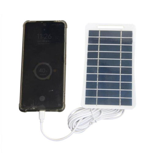 5V 2W  Solar Panel, USB Solar Charger Micro-Type Solar Panels, Portable Solar Panel for Phone Household Lighting 1