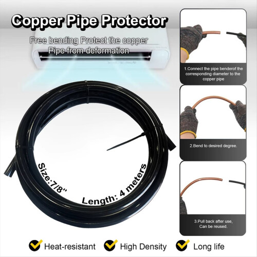 Copper Pipe Protector Plastic Bending Tool Anti-Deformation Protection 2