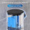 Automatic Foaming Soap Dispenser Touchless HD LED  and Temperature Display 5-Level Adjustable IPX6 11oz/320ml 3