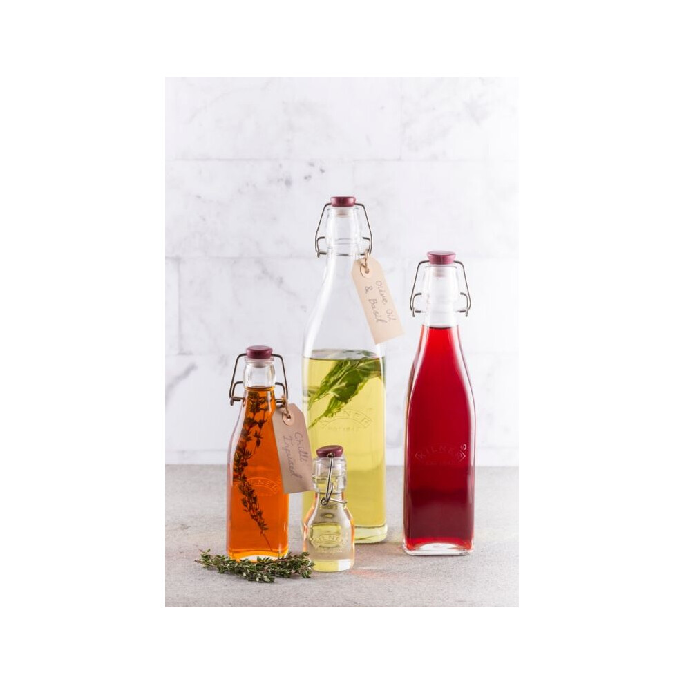 Kilner (1L, ) Clip Top Preserve Bottle Clear