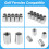10 Pack .355  Tip Metal Ferrules Irons  Club Accessories 6