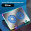 F36 Gaming Laptop Cooling Pad with RGB Lights LCD Display 7 Adjustable 1