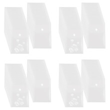 50 Pack Stamp and Die Storage Clear, 4.72x6.69Inch Waterproof Die Storage Envelopes, Resealable and Reusable
