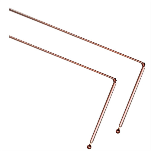 Dowsing Rods - 99.9% Pure Copper 2PCS Divining for Ghost Huntings Tool
