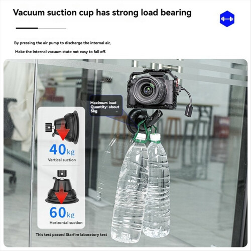 Action Camera Mount Car Suction Cup 360 Rotatable Windshield for Pock 2