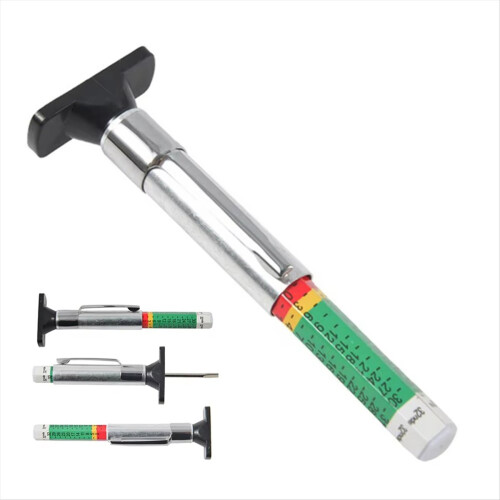10pcs 0-25mm Car Wheel Tyre Measuring Digital Tire Tread Pattern Depth 2
