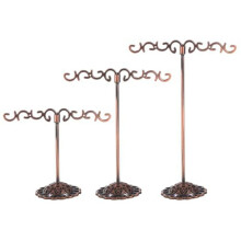 Earring Holder,3pcs Earring Stand Earring Display Stands Storage Organizer Metal Rack for Jewelry Photography Necklace A